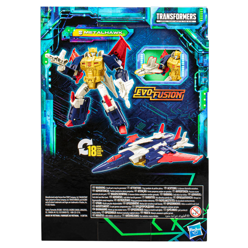 Transformers: Legacy Evolution - Voyager Metalhawk Action Figure (F7207)