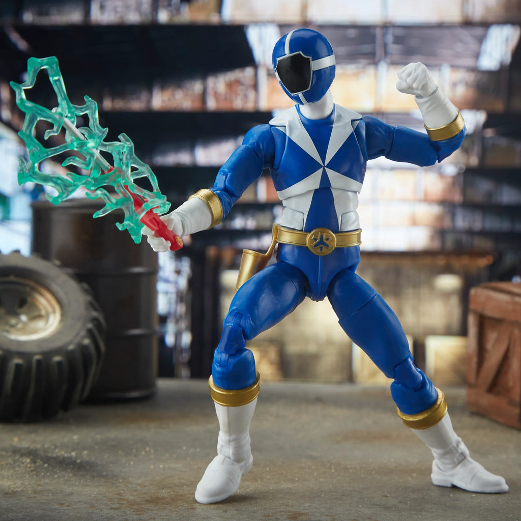 Power Rangers: Lightning Collection - Lightspeed Rescue Blue Ranger Action Figure (F8212)