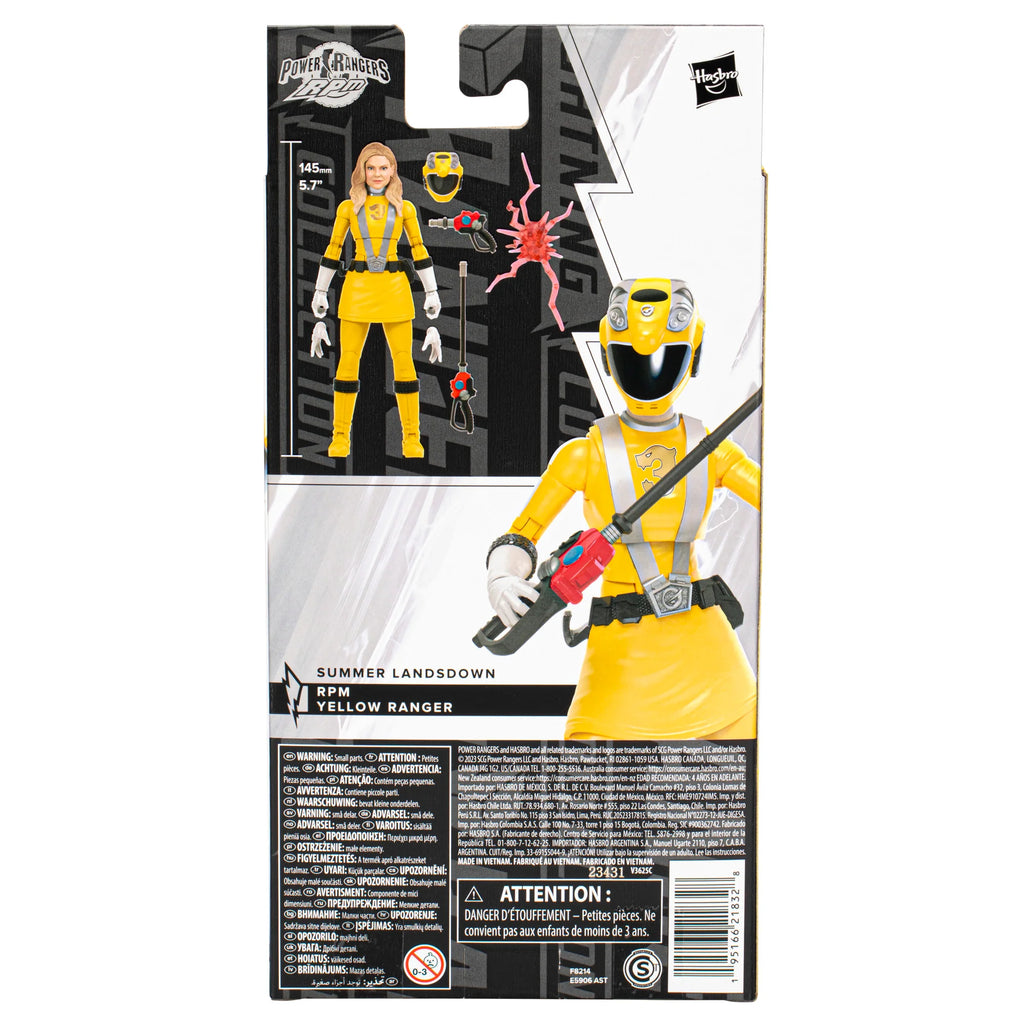 Power Rangers: Lightning Collection - RPM Yellow Ranger Action Figure (F8214)