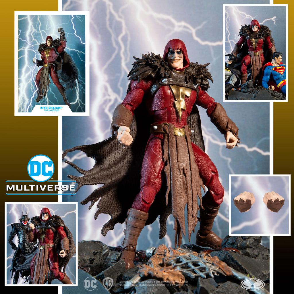 McFarlane Toys - DC Multiverse - King Shazam! (The Infected) Action Figure LOW STOCK