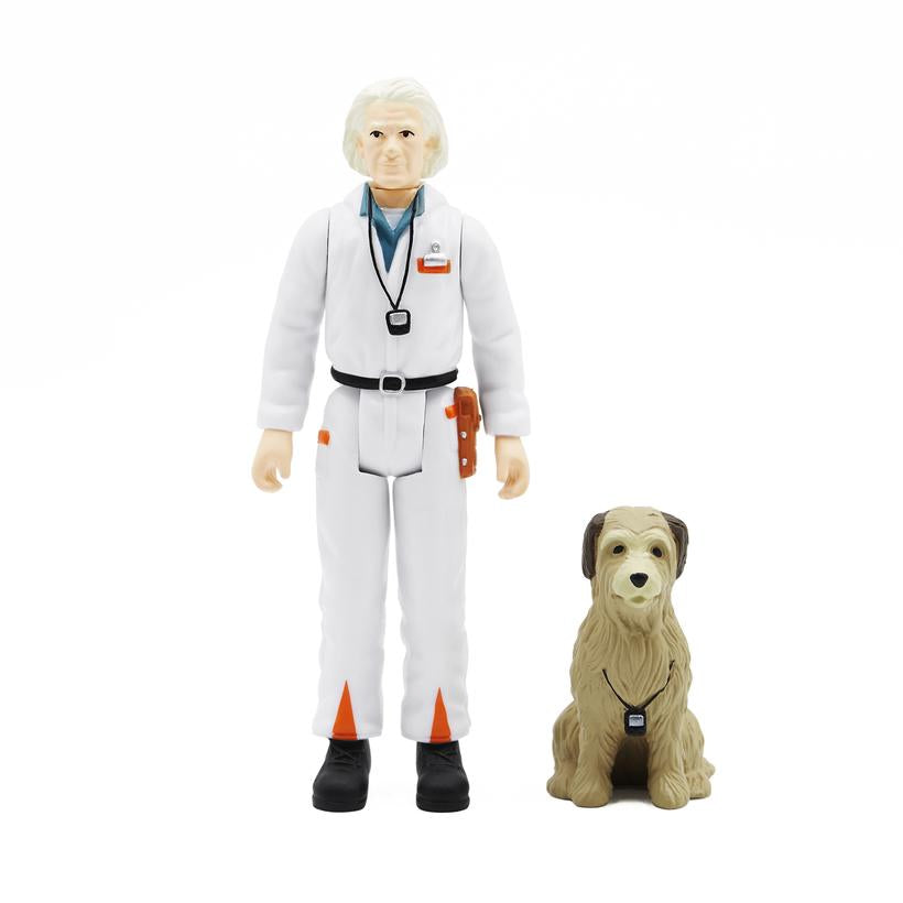 Super7 ReAction Figures - Back to the Future - Doc Brown and Copernicus (Dog) Action Figures (80800) LAST ONE!