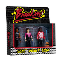 Super7 ReAction Figures - Breakin\' (Ozone, Special K, Turbo) 3-Pack Action Figures (Metallic) LAST ONE!