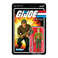 Super7 ReAction Figures - G.I. Joe Wave 1 - G.I. Joe Trooper Infantry Greenshirt (Pink) (81391)