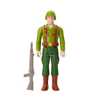 Super7 ReAction Figures - G.I. Joe Wave 1 - G.I. Joe Trooper Infantry Greenshirt (Pink) (81391)