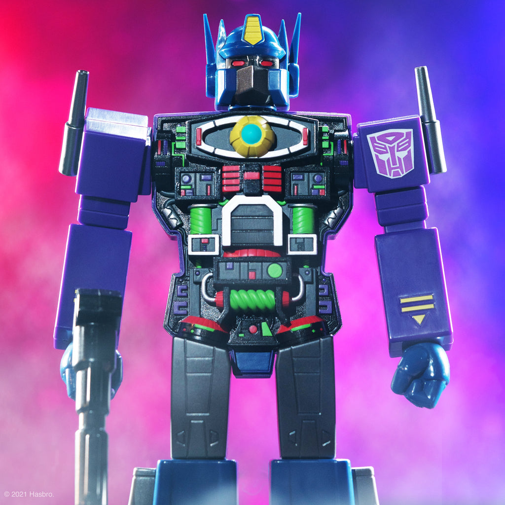Super7 Super Cyborg - Transformers - Optimus Prime (Shattered Glass) Action Figure (981743) LOW STOCK