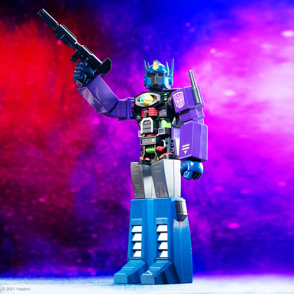 Super7 Super Cyborg - Transformers - Optimus Prime (Shattered Glass) Action Figure (981743) LOW STOCK