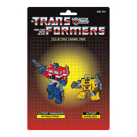 Transformers Enamel Pins - Optimus Prime X Bumblebee Retro Pin Set (32685) LAST ONE!