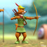 Super7 Ultimates - Disney: Robin Hood - Wave 2 - Robin Hood (Stork Costume) 7-inch Figure (81481) LAST ONE!