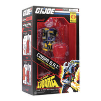 Super7 ReAction - G.I. Joe - Cobra B.A.T. Super Cyborg Clear X-Ray 11-inch Action Figure (81216)
