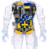 Super7 ReAction - G.I. Joe - Cobra B.A.T. Super Cyborg Clear X-Ray 11-inch Action Figure (81216)