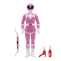 Super7 ReAction Figures - Mighty Morphin Power Rangers - Pink Ranger Action Figure (81377) LAST ONE!