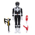 Super7 ReAction Figures - Mighty Morphin Power Rangers - Black Ranger Action Figure (81378) LOW STOCK