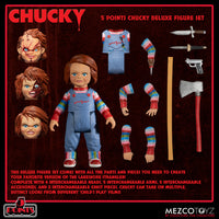 Mezco Toys - 5 Points Chucky (Child's Play) Deluxe Figure Set (VN2203 / 18112)