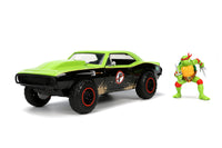 Hollywood Rides - Teenage Mutant Ninja Turtles - Raphael & 1967 Chevy Camaro 1:24 Die-Cast Set 33386 LAST ONE!