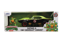 Hollywood Rides - Teenage Mutant Ninja Turtles - Raphael & 1967 Chevy Camaro 1:24 Die-Cast Set 33386 LAST ONE!