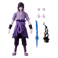Bandai - Anime Heroes - Naruto - Sasuke Uchiha (Rinnegan / Mangekyo Sharingan) Action Figure (36962) LOW STOCK