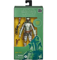 Star Wars: Black Series - Empire Strikes Back 40th - Boba Fett (Carbonized) Figure (E9927) LOW STOCK