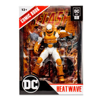 DC Direct (McFarlane Toys) Page Punchers Heatwave Action Figure with The Flash Comic Book (15909)