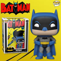 Funko Pop! Comic Covers #02 - Batman #1 Vinyl Figure, Backdrop and Hard Protector Case (57411)