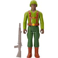 Super7 ReAction Figures - G.I. Joe Wave 1 - G.I. Joe Trooper Infantry Greenshirt, Brown Figure 81393 LAST ONE!