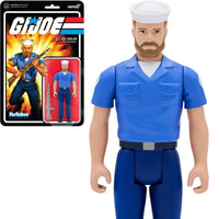 Super7 ReAction Figures - G.I. Joe - Sailor (Navy Serviceman) Action Figure (Beard, Pink) 81516 LOW STOCK
