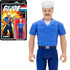 Super7 ReAction: G.I. Joe Sailor (Navy Serviceman) Blueshirt, Mustache, Pink Caucasian Figure 81519 LAST ONE!