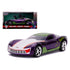 Hollywood Rides Metals Die Cast - DC The Joker (2009 Chevy Corvette Stingray) 1:32 Vehicle (24078) LOW STOCK