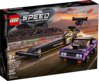LEGO Speed Champions - Mopar Dodge SRT Top Fuel Dragster and 1970 Dodge Challenger TA (76904) RETIRED Building Toy LOW STOCK