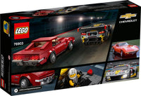 LEGO Speed Champions - Chevrolet Corvette C8.R Race Car and 1968 Chevrolet Corvette RETIRED (76903) LOW STOCK