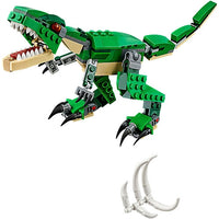 LEGO Creator 3-in-1 - Mighty Dinosaurs T-Rex, Triceratops, or Pterodactyl (31058) Building Toy